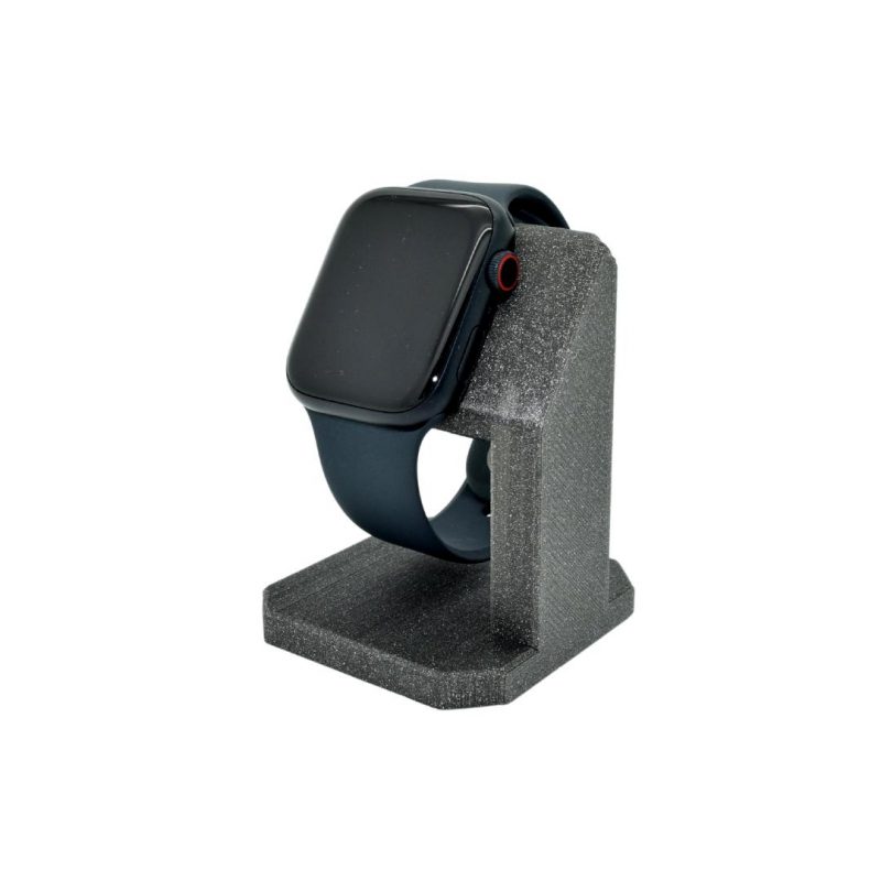 Stand for Apple watches with cable slot