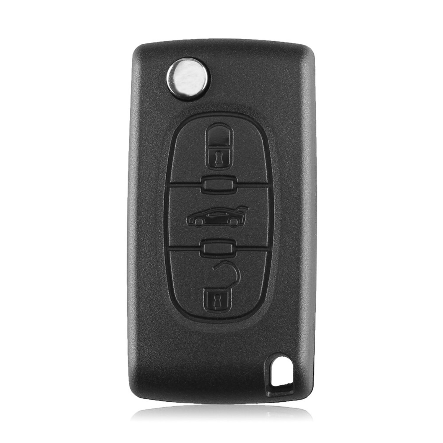 3-button CE0523 car key shell for PEUGEOT HU83