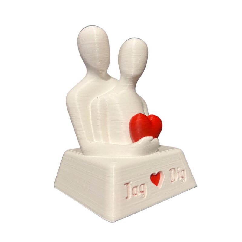 Valentines day Couples heart sculpture 14 February gift