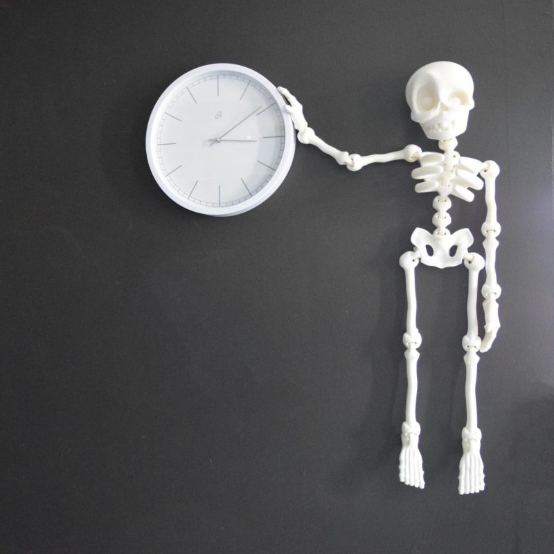 Flexible dancing/wall hangable DIY skeleton decoration 76cm