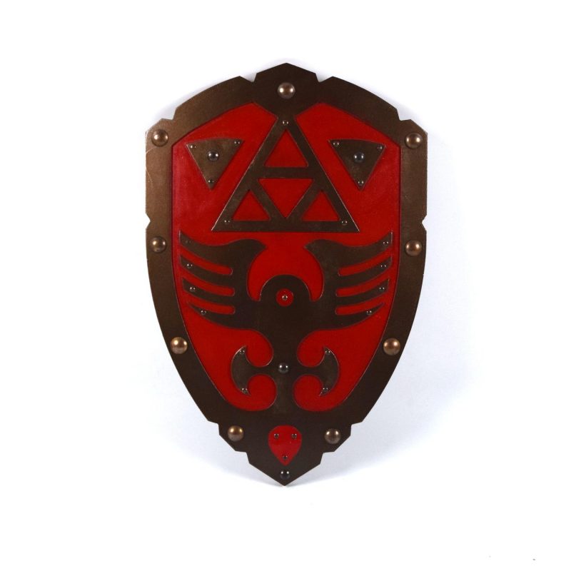 Wooden Engraved The Legend of Zelda Viking Curved Shield SWE99