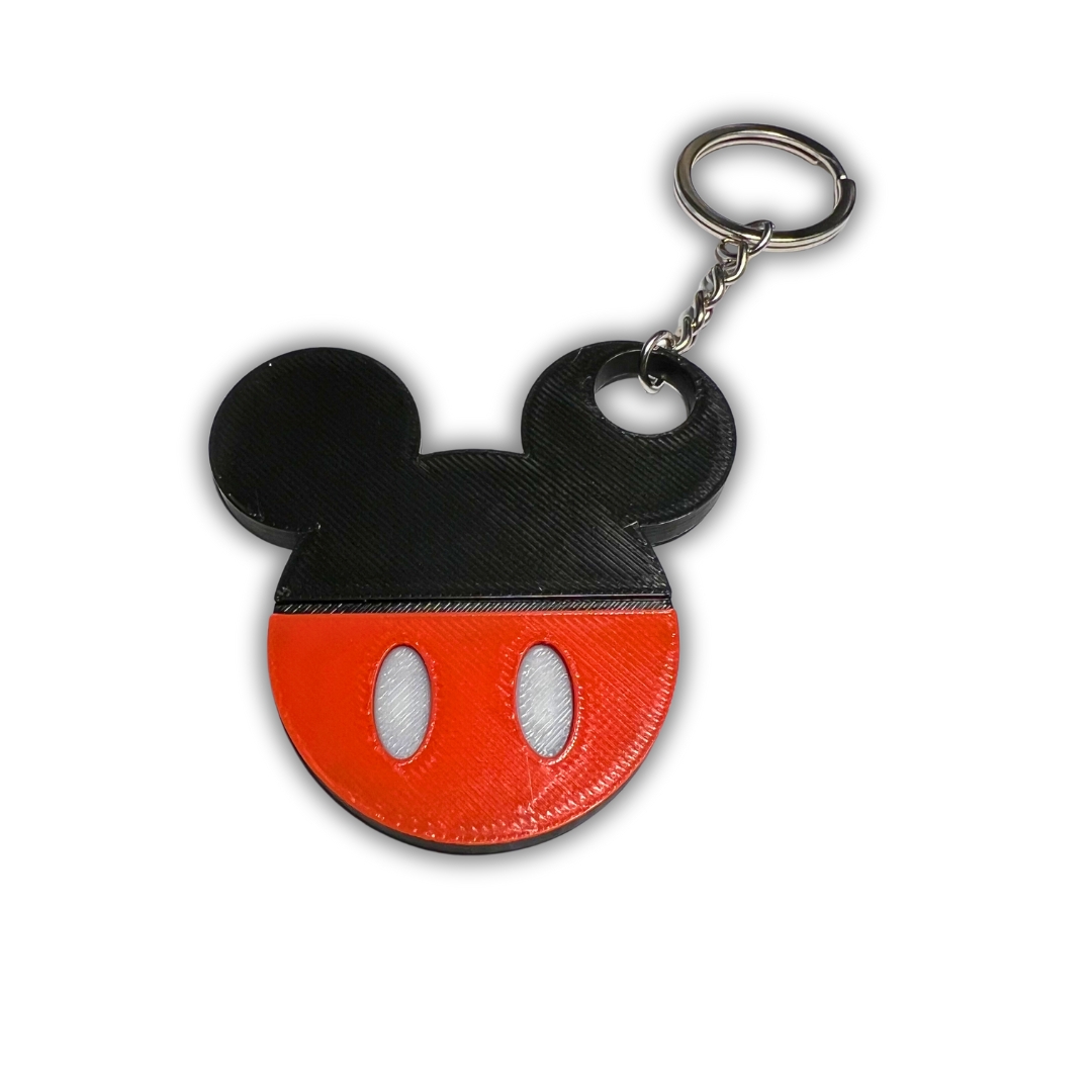 Mickey Mouse pants keyring chain zipper hanger