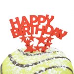 Happy Birthday cake decoration star sign