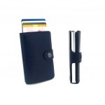 Theft Protection Wallet RFID Wallet Automatic Card Holders Blue