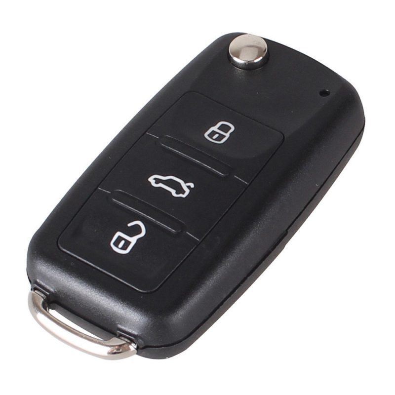 3 button folding key shell Golf Polo for VW Volkswagen