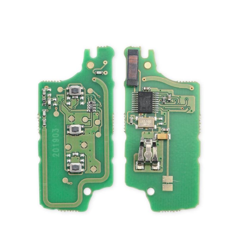 3 buttons remote key CE0536 433MHz ID46 chip VA2 for Peugeot