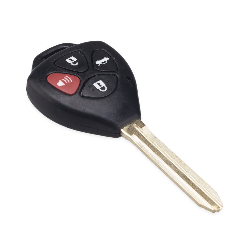 4 buttons replacement key shell remote control for Toyota