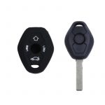 Carbon Fiber 4 buttons car key case for BMW