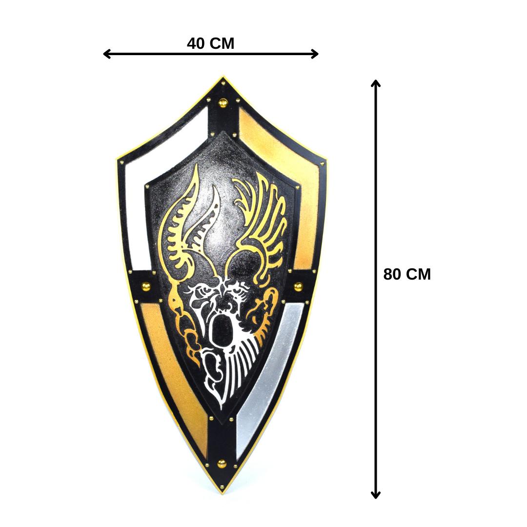 Wooden Medieval Gladiator Shield SWE-118
