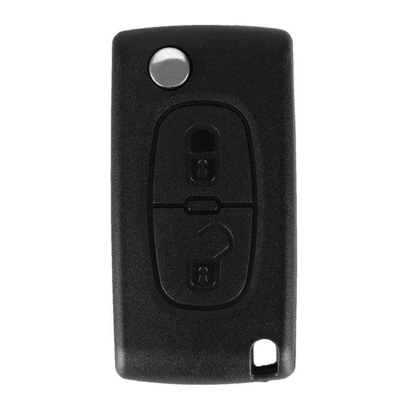 2 buttons remote key CE0536 433MHz ID46 chip VA2 for Peugeot