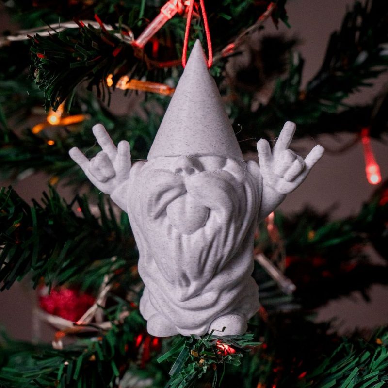 Christmas tree gnome hanging decoration