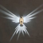Eagle wings lamp wall mount LED light with adapter