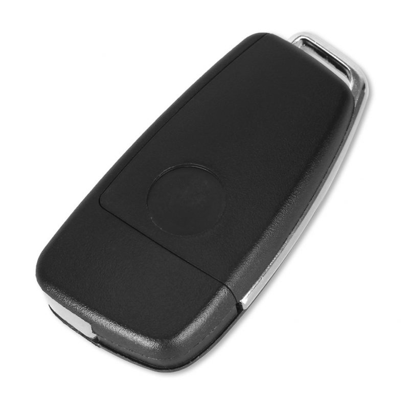 3 button car key cover case for Audi silver
