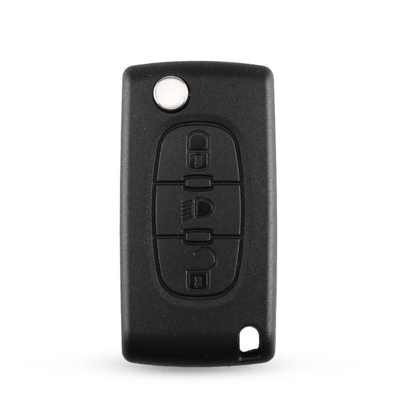 3-button CE0523 car key shell for Citroen HU83