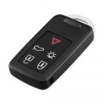 5 buttons car key case remote shell replacement for Volvo