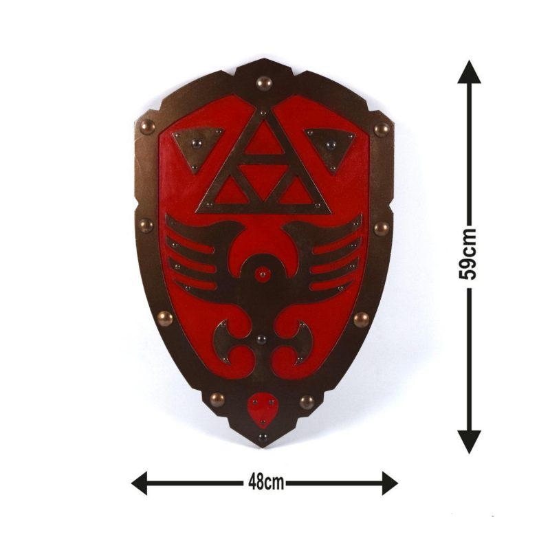 Wooden Engraved The Legend of Zelda Viking Curved Shield SWE99