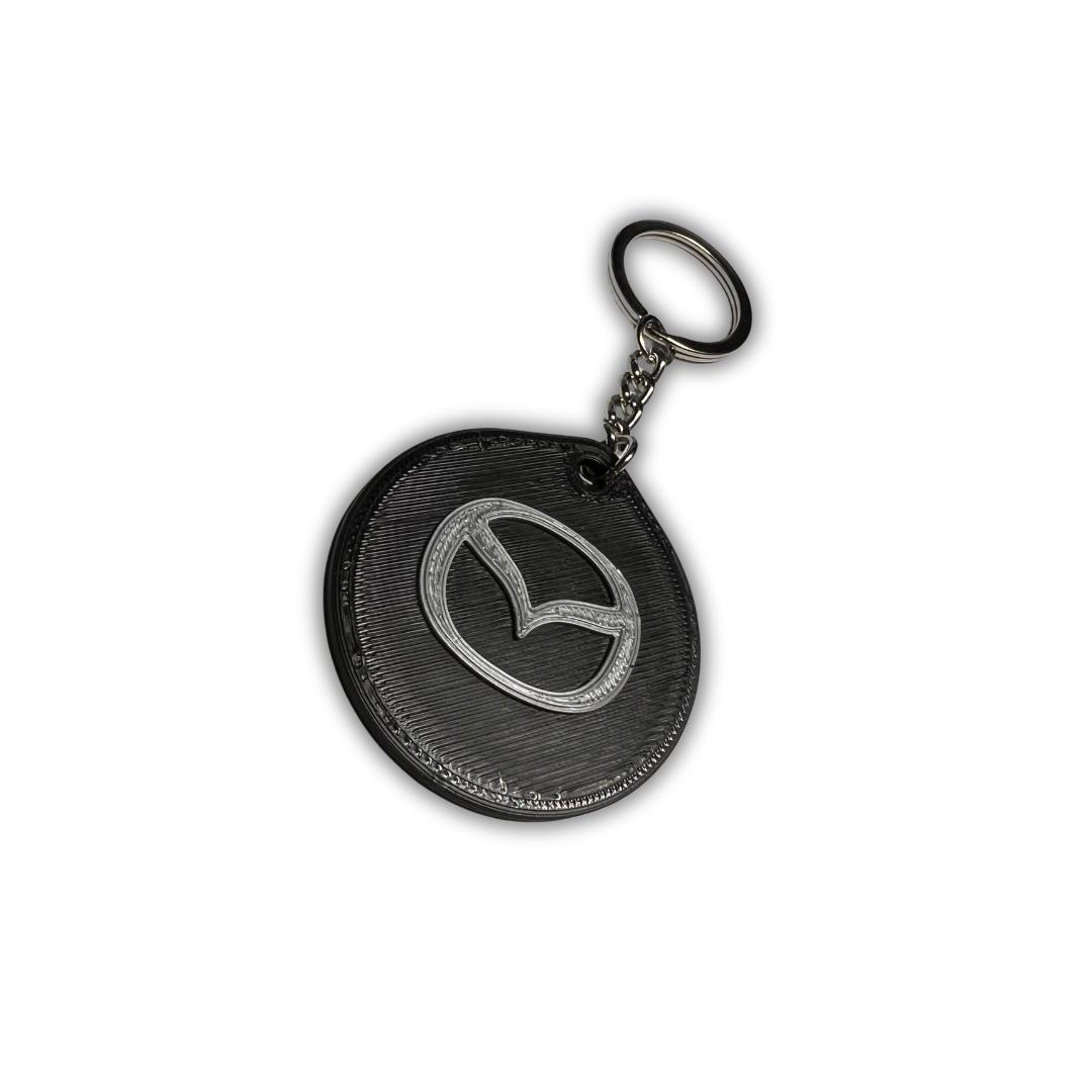Key ring key chain emblem accessory for Mazda