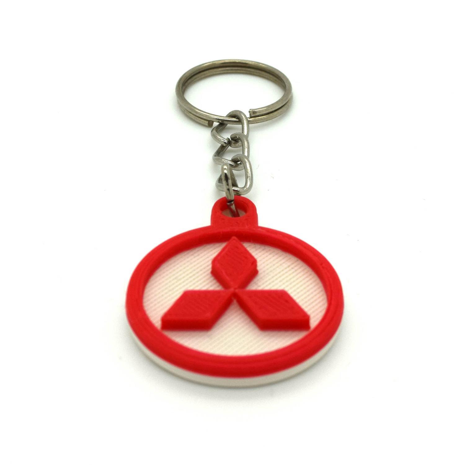 Mitsubishi key ring chain accessories