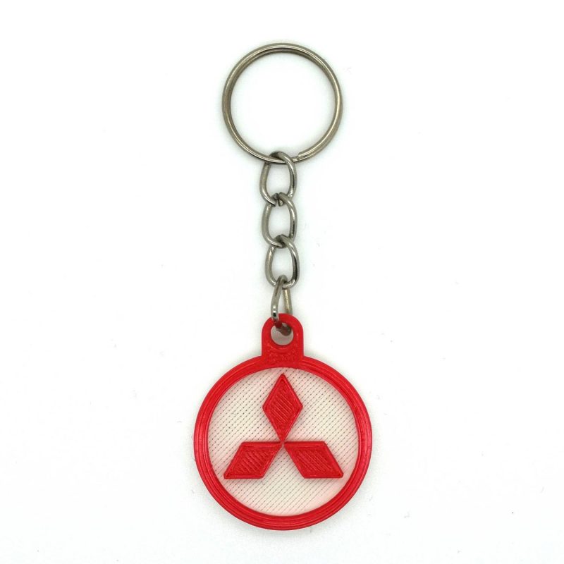 Mitsubishi key ring chain accessories