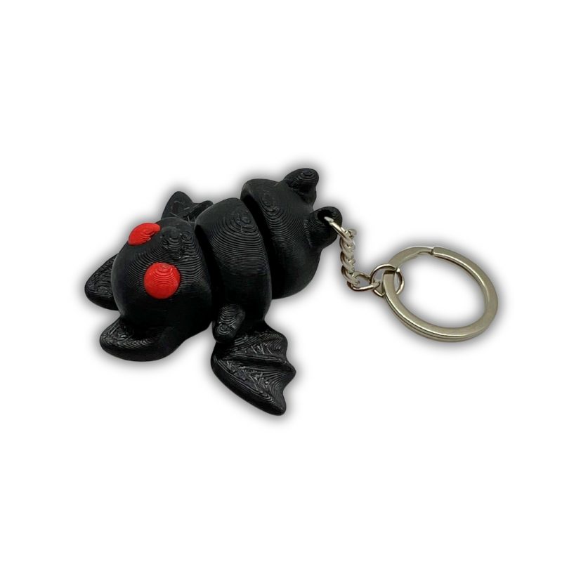 Cute Halloween Tiny Bat keyring chain