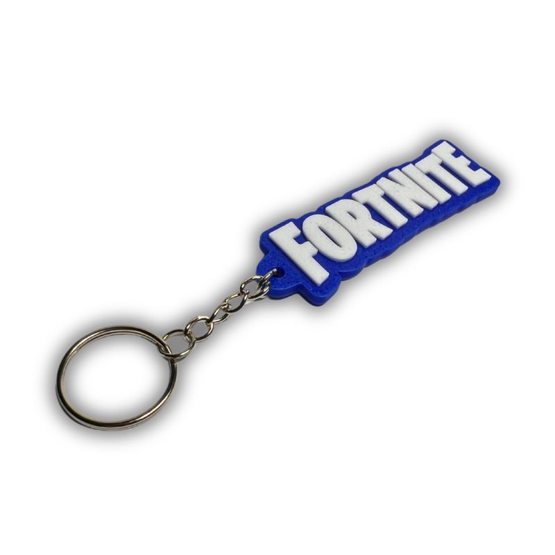 2x Fortnite keyring chain zipper hanger