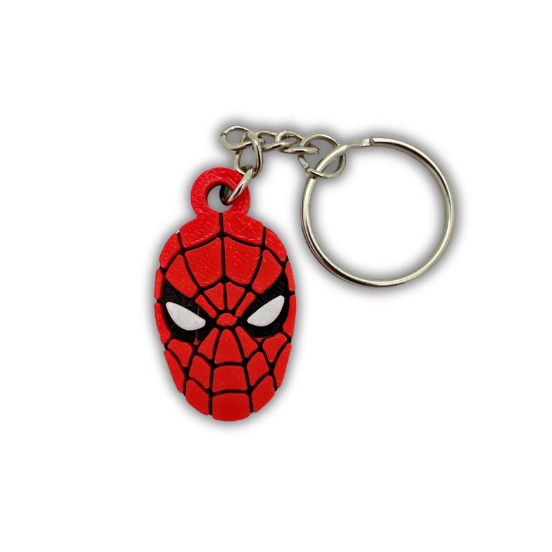 Spiderman keyring chain zipper hanger