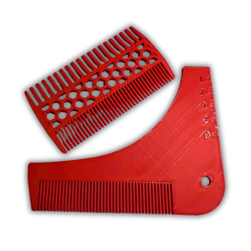 Beard shaping shaving comb set