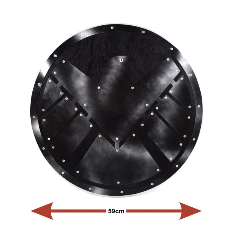 Wooden Viking Black Eagle handmade shield SWE46