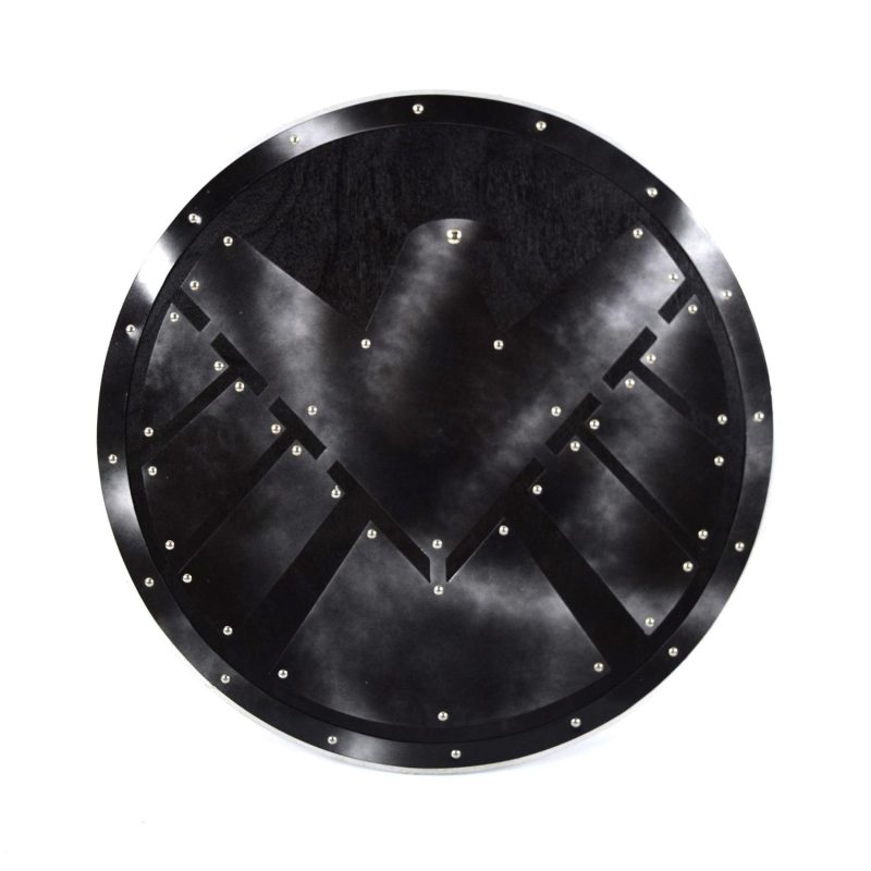 Wooden Viking Black Eagle handmade shield SWE46