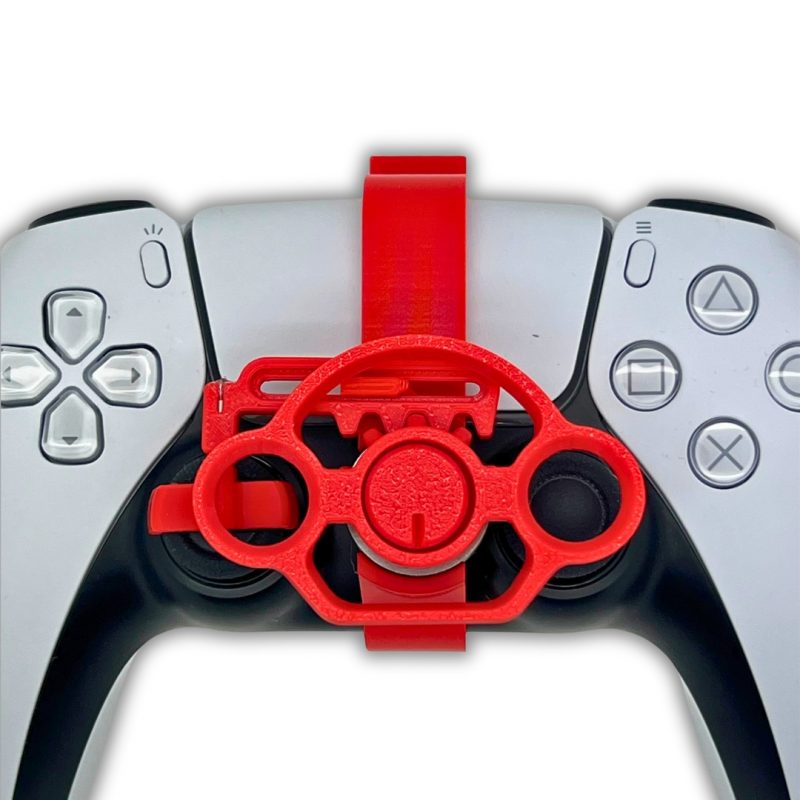 Gaming racing wheel mini steering attachment for PS5 Controller