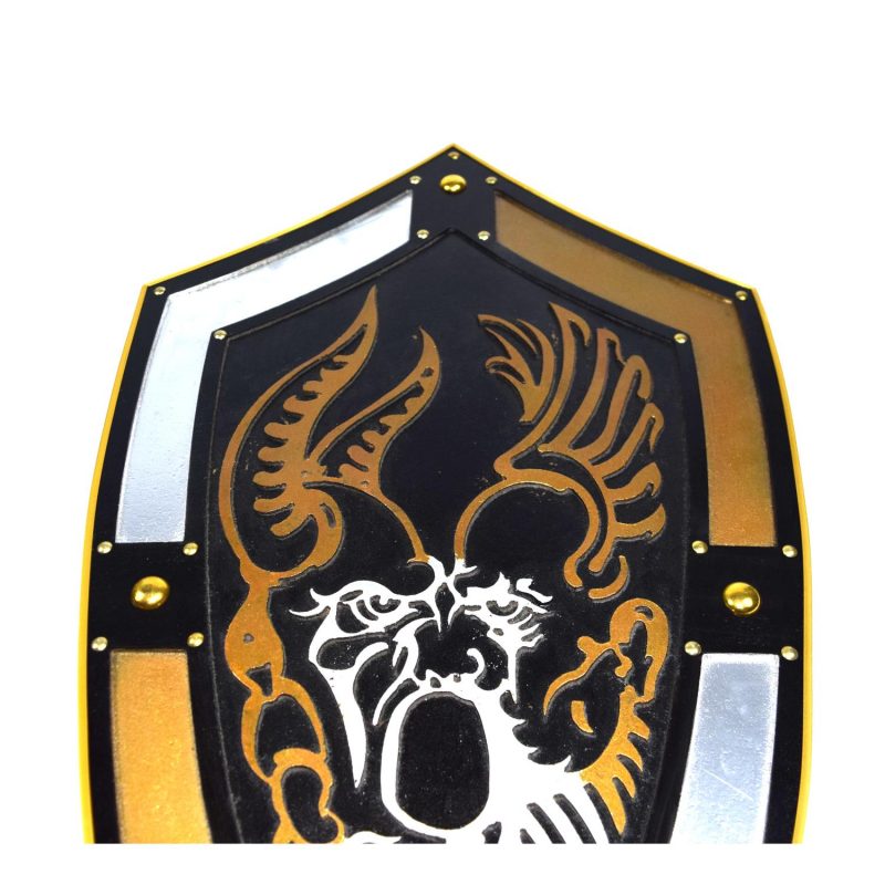 Trä medeltida Gladiator Shield SWE-118