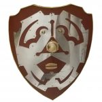 Trä / metall Legend of Zelda Curved Shield SWE88