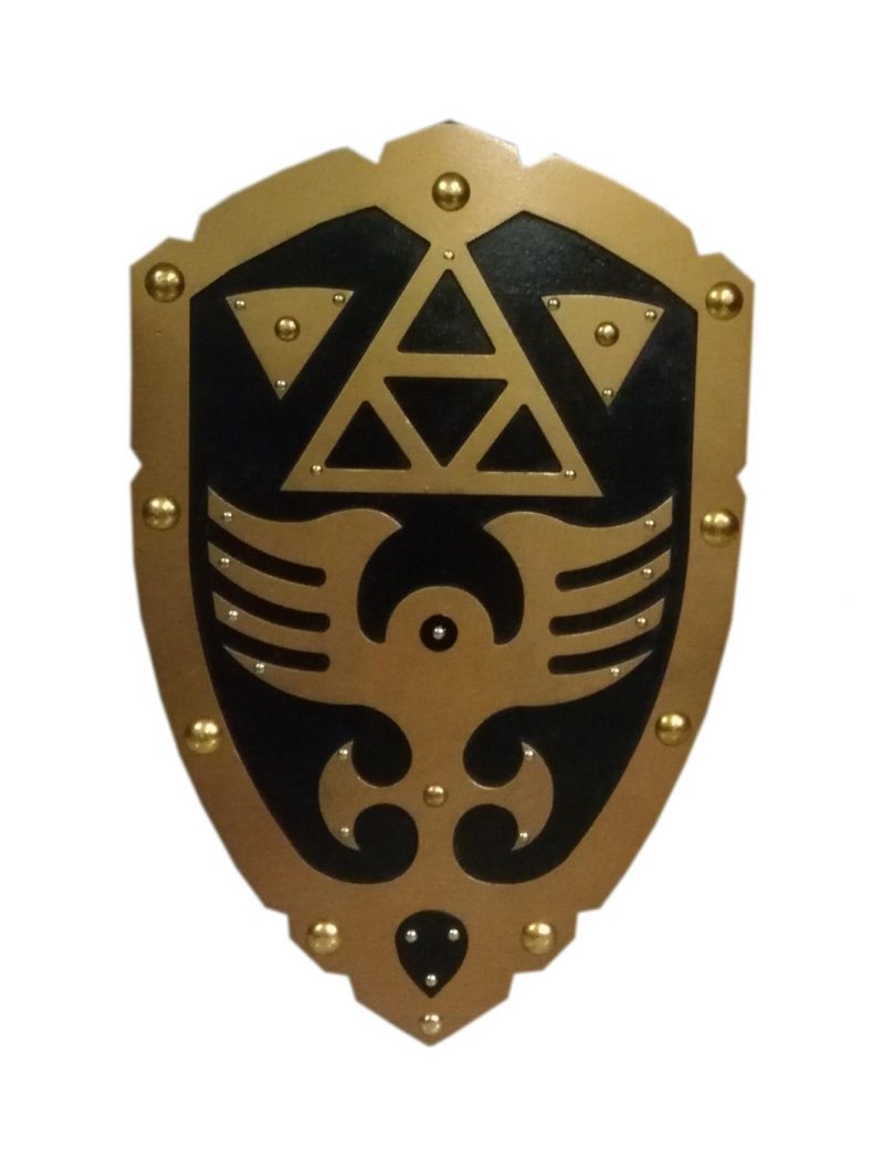 Trä Legend of Zelda Curved Shield SWE101