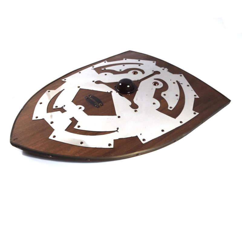 Trä / metall Legend of Zelda Curved Shield SWE90