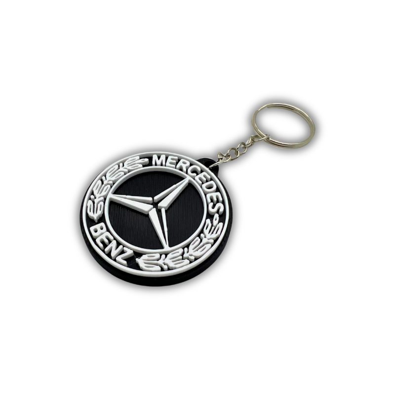 Nyckelring emblem 50 mm tillbehör till Mercedes Benz