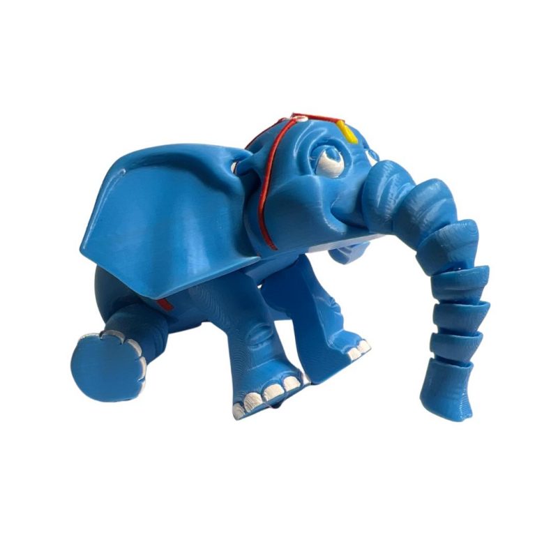 Flexi Elephant med bollcirkus leksaksdekoration