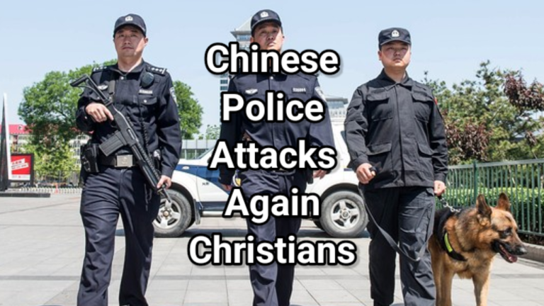 The Christian Fuyang Maizhong Reformed Church has faced another raid by Chinese police!