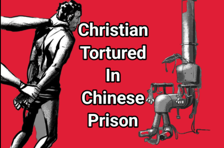 A Christian tortured in a Chinese prison because of his belief!