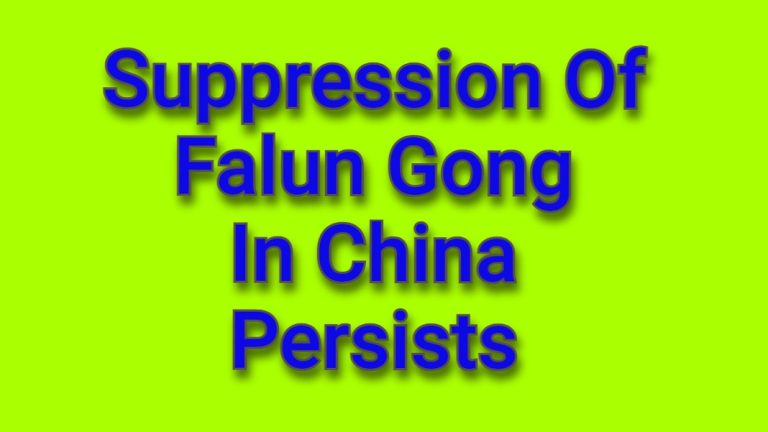 The suppression of Falun Gong in China persists within the ethnic Korean community in Liaoning province