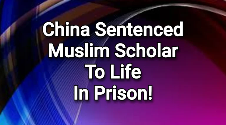 Because she was a guardian of Muslim Uighur identity, China sentenced a Muslim scholar to life in prison!