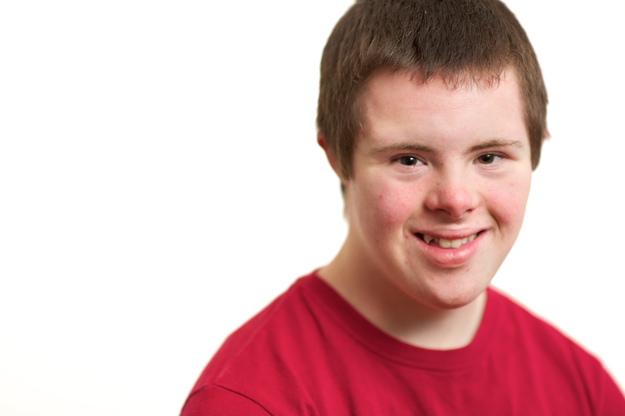 Fifteen-year-old Boy smiling