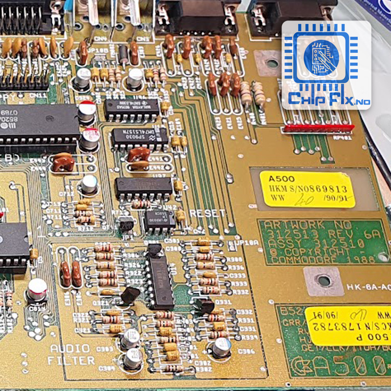 AMIGA 500/500+ ReCapping