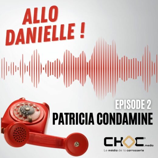 Cover pour l'épisode 2 du podcast Allo Danielle avec Patricia Condamine