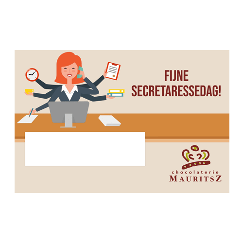 Kaartje ‘Secretaressedag’