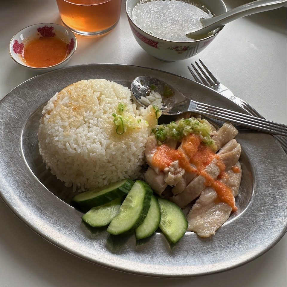 Snabb hainanese chicken rice