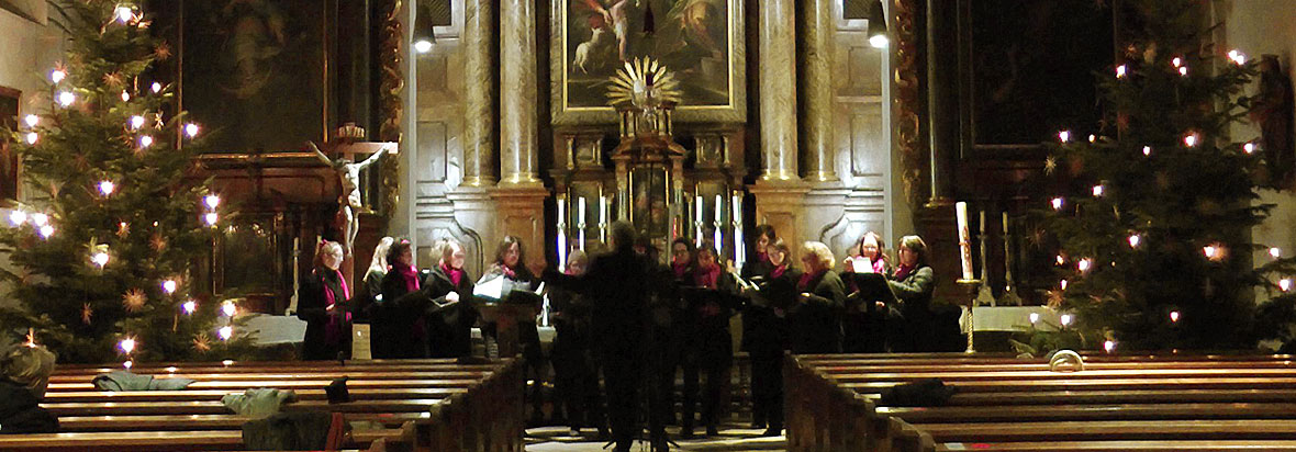 Chorisma Pfaffenhofen singt in der Sorona-Zeit in der leeren Spitalkirche