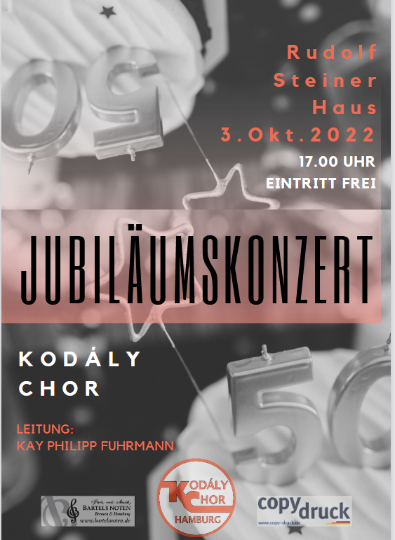 Jubiläumskonzert Kodály-Chor