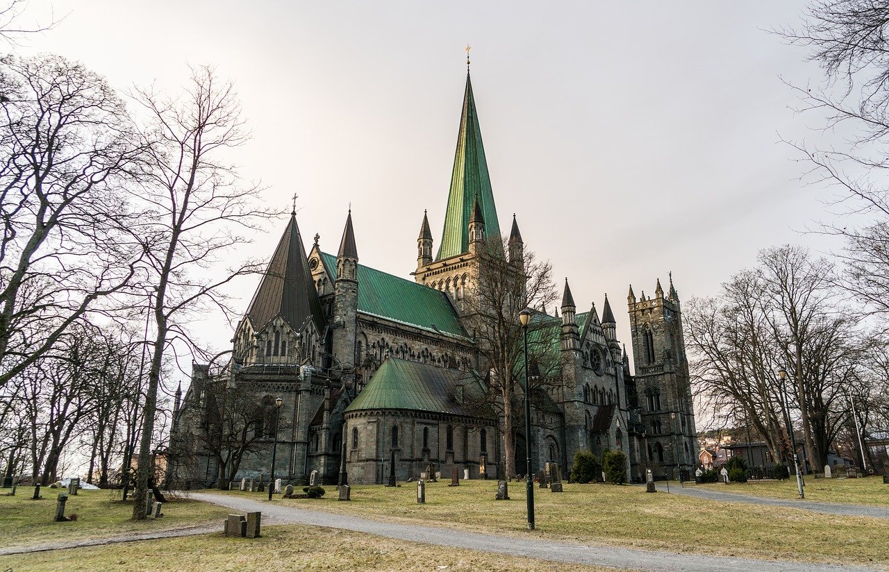 trondheim, norway, nidaros cathedral