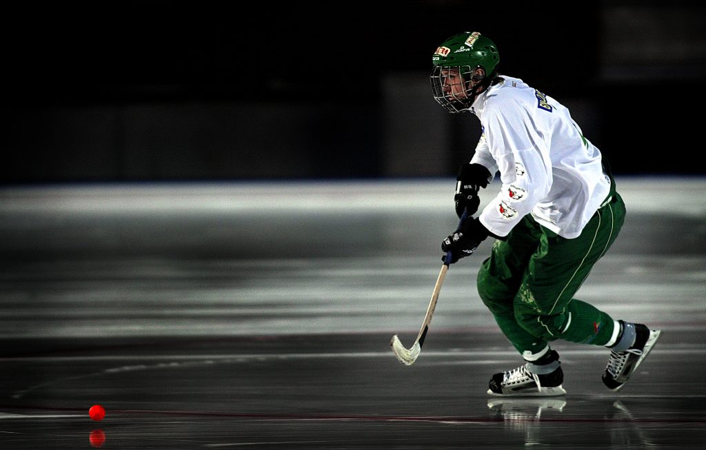 Gustav Björkman  *** Local Caption *** Gustav björkman,bandybuse, är ny i Hammarby