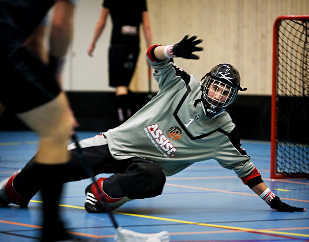 Sportchef Björn Andersson  *** Local Caption *** 
Vinkel: 	Avgörande säsong för Hässelby Hawks, innebandy, då tre div 1-serier ska bli två allsvenska. Stora konsekvenser för ekonomi etc om med i allsvenskan ej